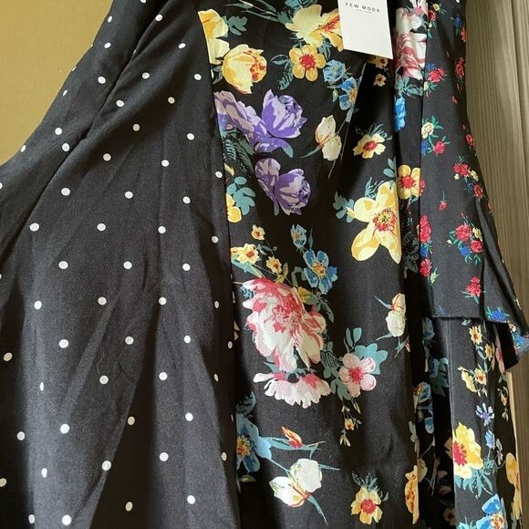 Few Moda Color-blocked Patterned Maxi Dress - Picture 16 of 16